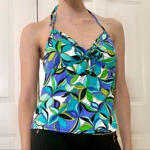 Y2K Halter Tank Top/ Swimwear